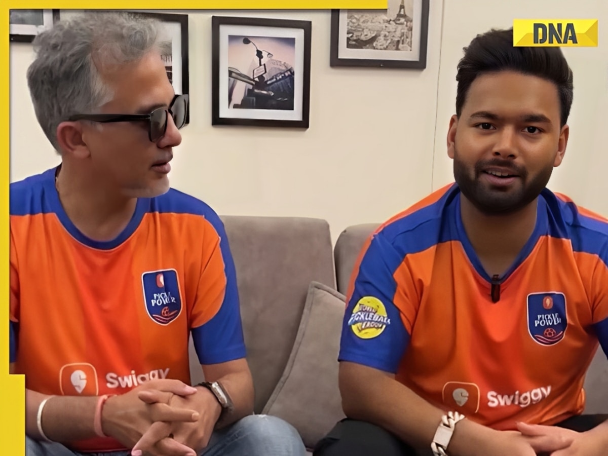 Watch: Rishabh Pant shows interest in pickleball, takes on co-ownership of Mumbai Pickle Power team