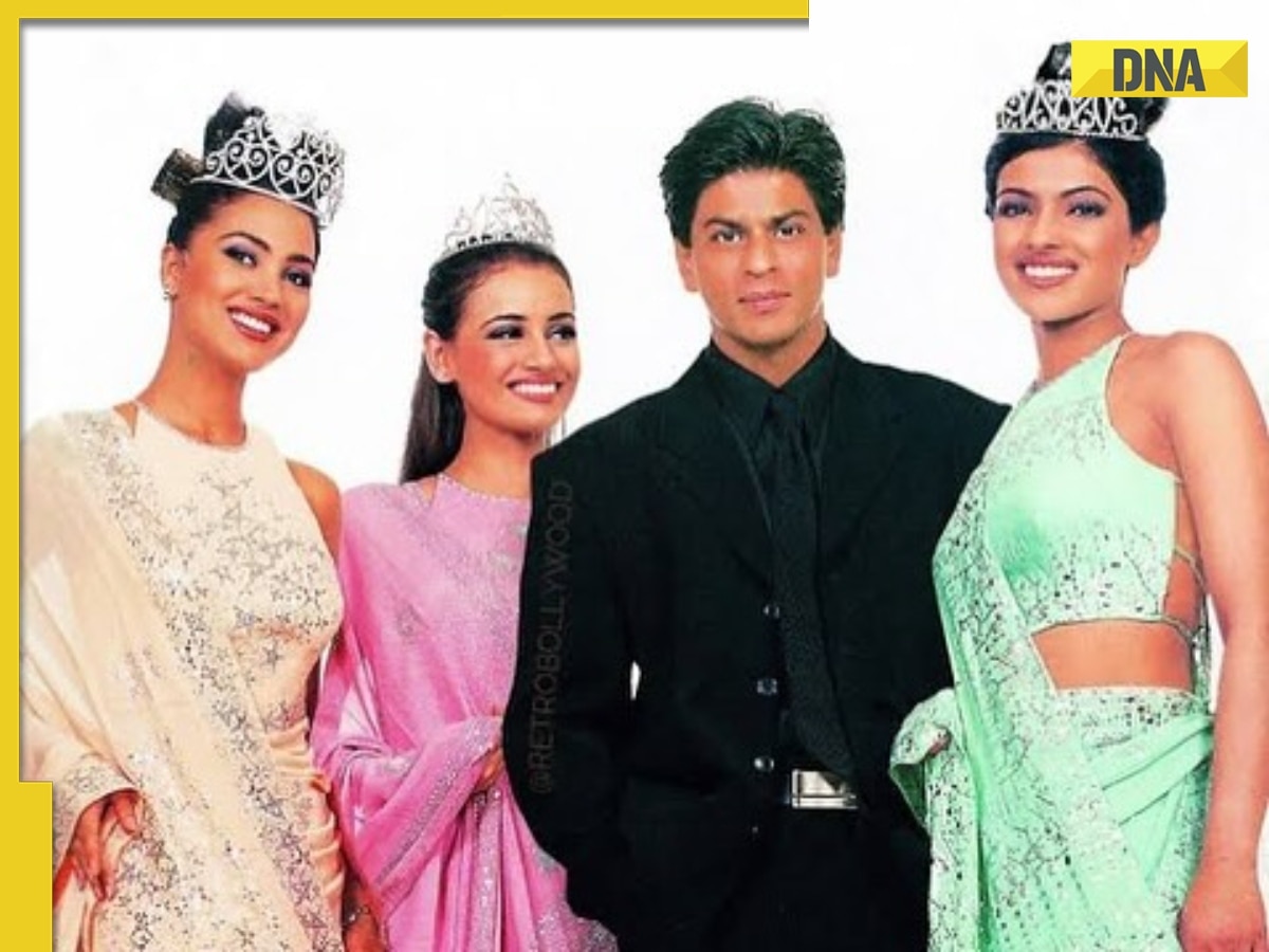 Dia Mirza shares fangirl moment with Shah Rukh Khan, shares unseen photo featuring Priyanka Chopra, Lara Dutta