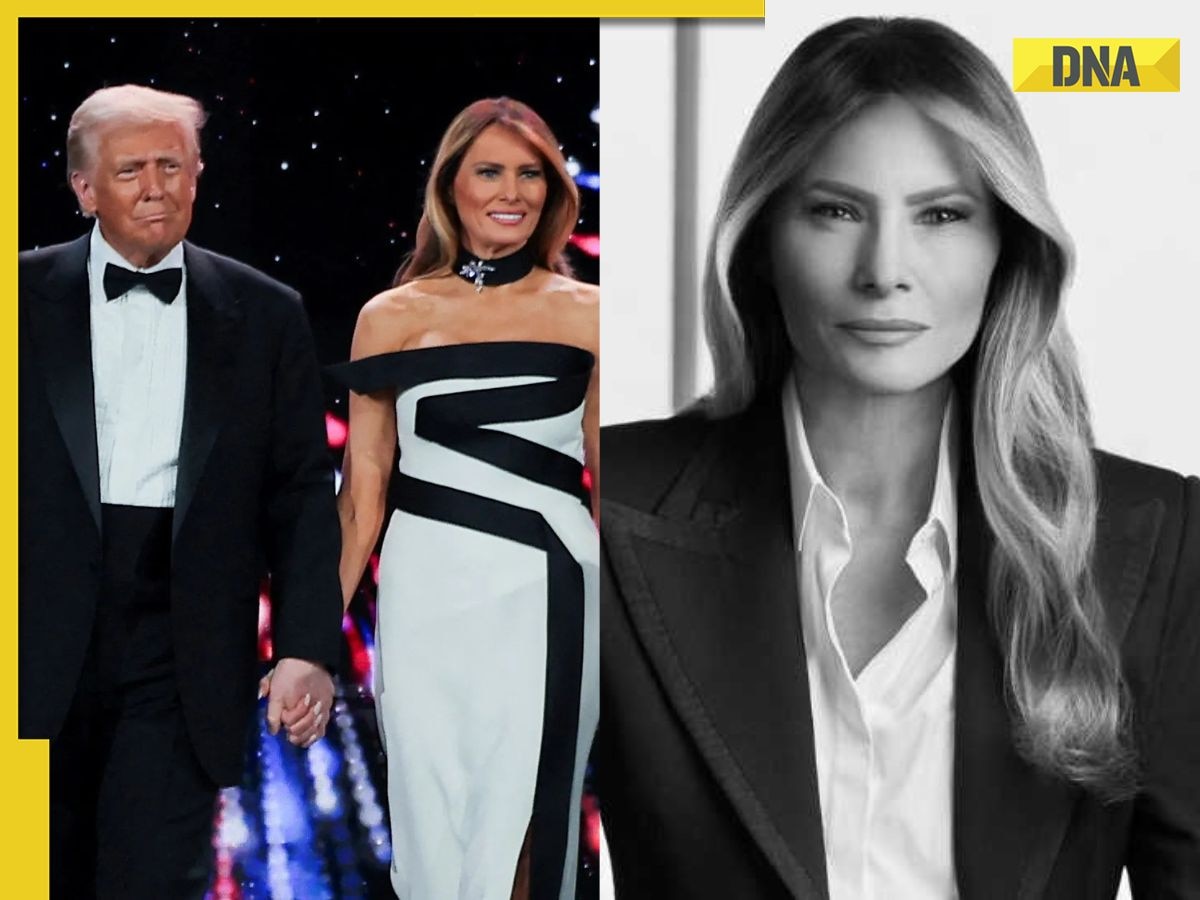 'Love the blur': Donald Trump's wife Melania Trump faces backlash over 'photoshopped' official White House portrait
