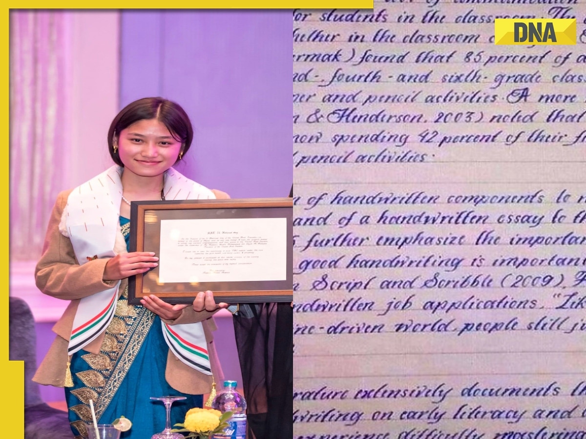 Meet girl with most beautiful handwriting in world, not from India, China, Japan, UAE, UK, she is from...
