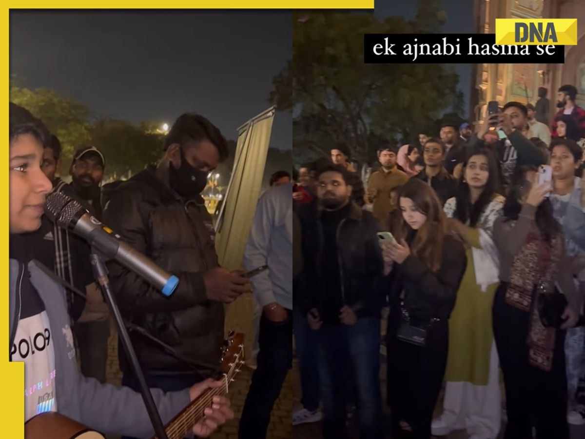 Boy's heartfelt rendition of Kishor Kumar's 'Ek Ajnabee Haseena Se' brings audience together, watch viral video