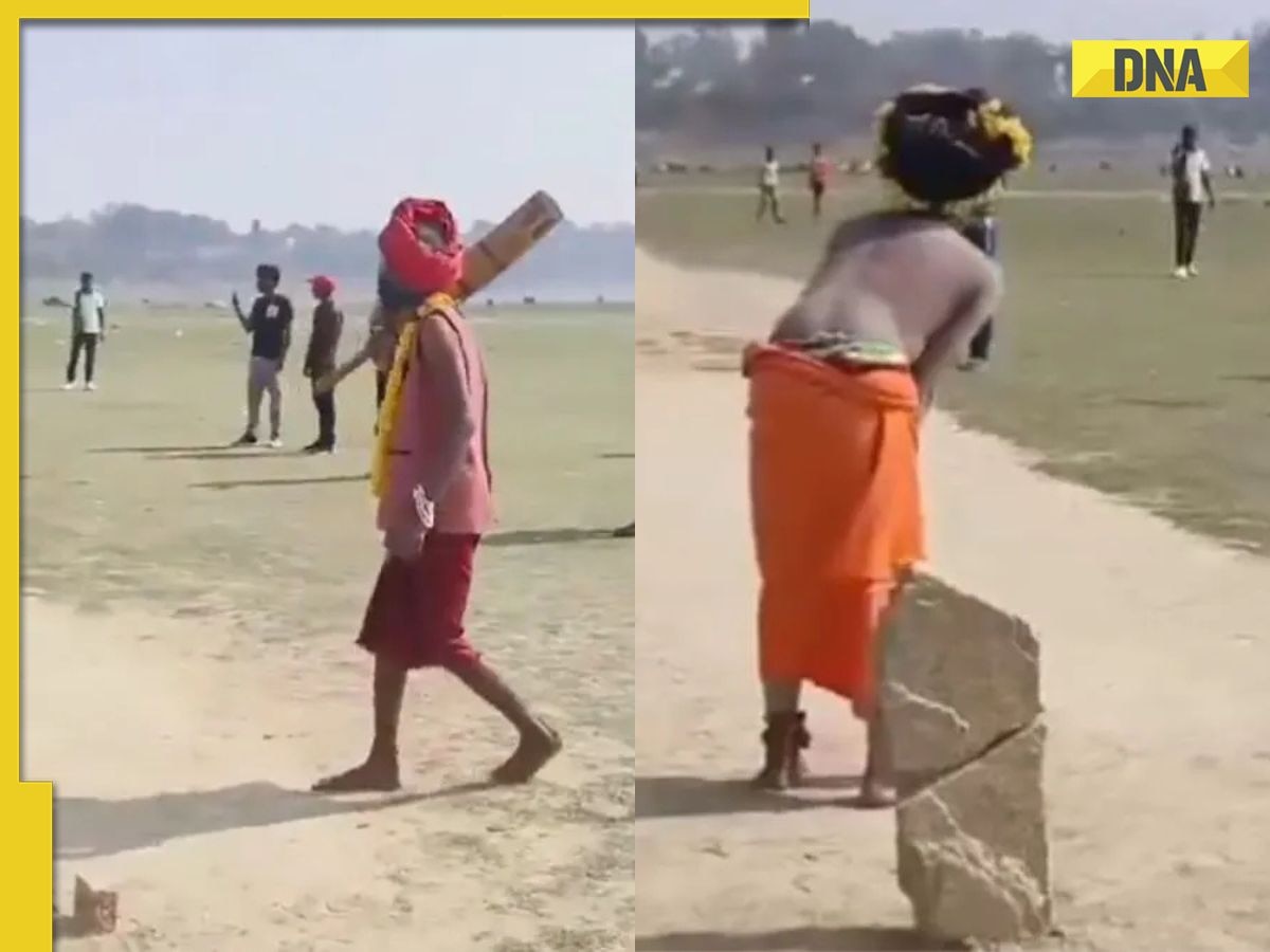 Viral Video: Sadhus playing cricket at Mahakumbh mela wins hearts online, watch