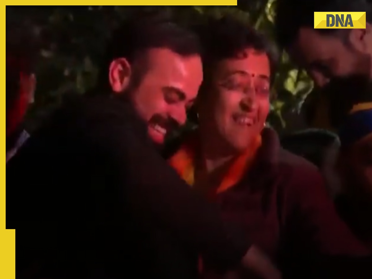 Atishi celebrates win in Kalkaji constituency, Swati Maliwal calls it 'shameless dispay,' watch viral video