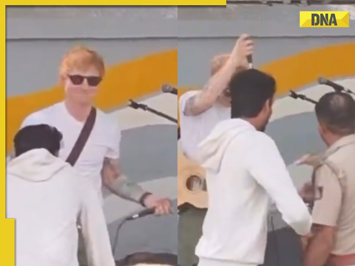 Bengaluru cops stop Ed Sheeran's street performance, video goes viral - Watch