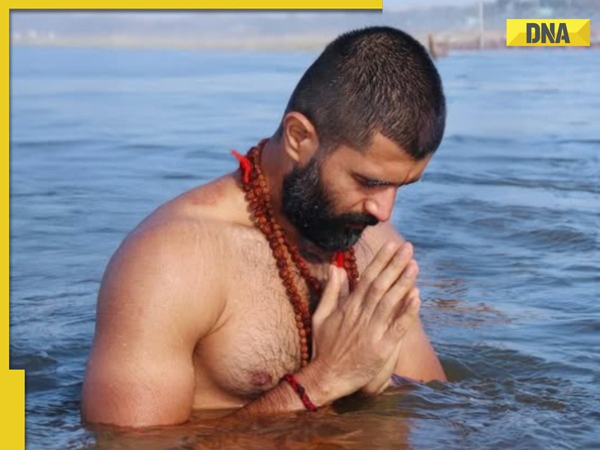 Vijay Deverakonda takes holy dip at Mahakumbh 2025, visits Kashi Vishwanath Temple; Rashmika Mandanna reacts