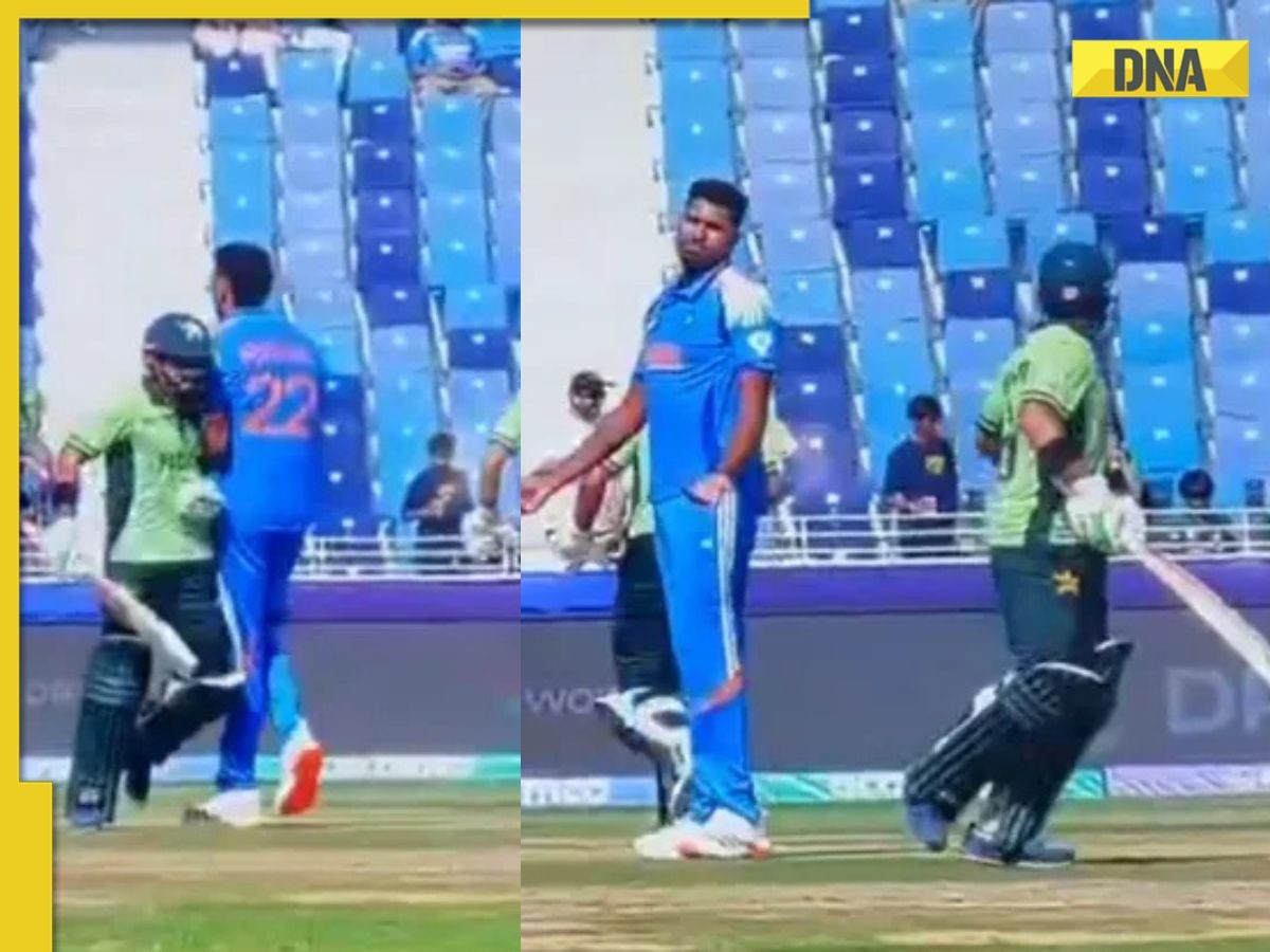 Mohammad Rizwan shoulder-bumps Harshit Rana during IND vs PAK Champions Trophy 2025 clash, India pacer fumes, watch video