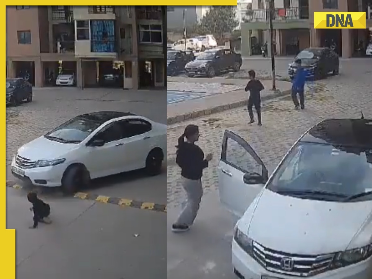 SHOCKING! Woman runs car over 5-year-old in Ghaziabad society, flees spot, video surfaces