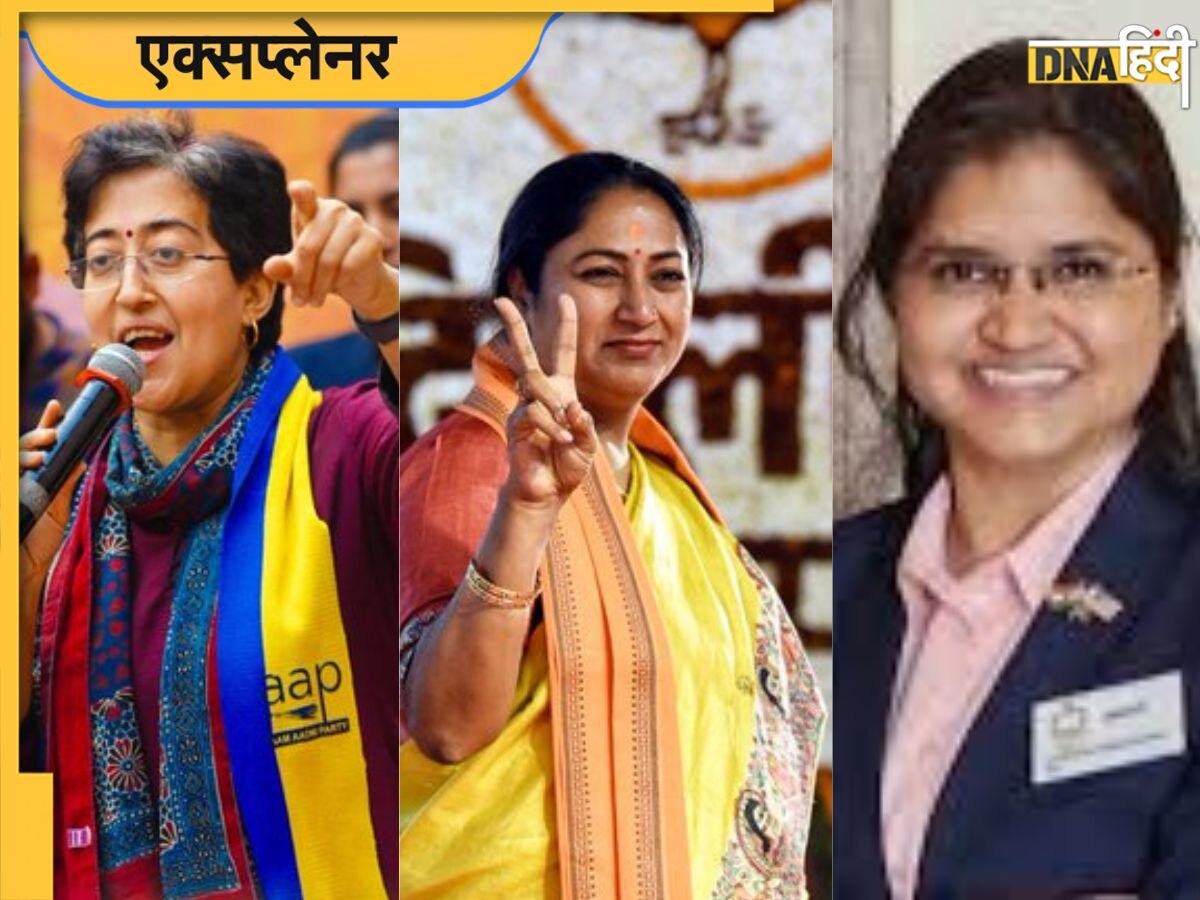 महिला CM, महिला सचिव, महिला नेता प्रतिपक्ष, दिल्ली का 'म' फैक्टर, महिला शक्ति का महाकमाल!