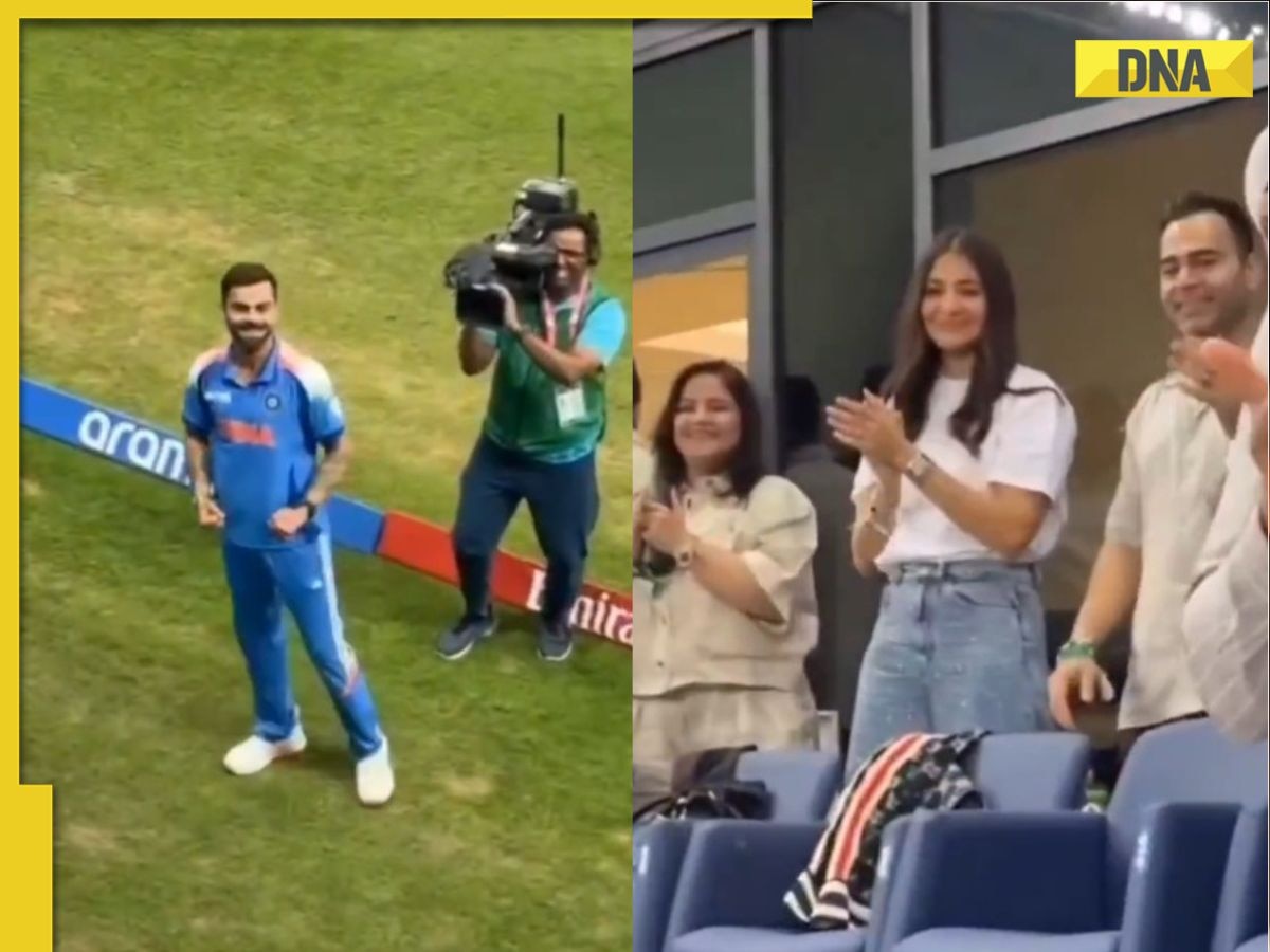 Virat Kohli shares heartwarming moment with Anushka Sharma after Champions Trophy semi-final win, video goes viral
