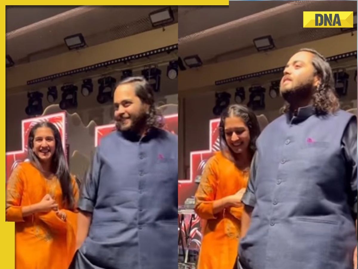 Mukesh Ambani, Nita Ambani's 'choti bahu' Radhika Merchant dazzles in simple orange suit, attends Jamnagar event with Anant Ambani, WATCH