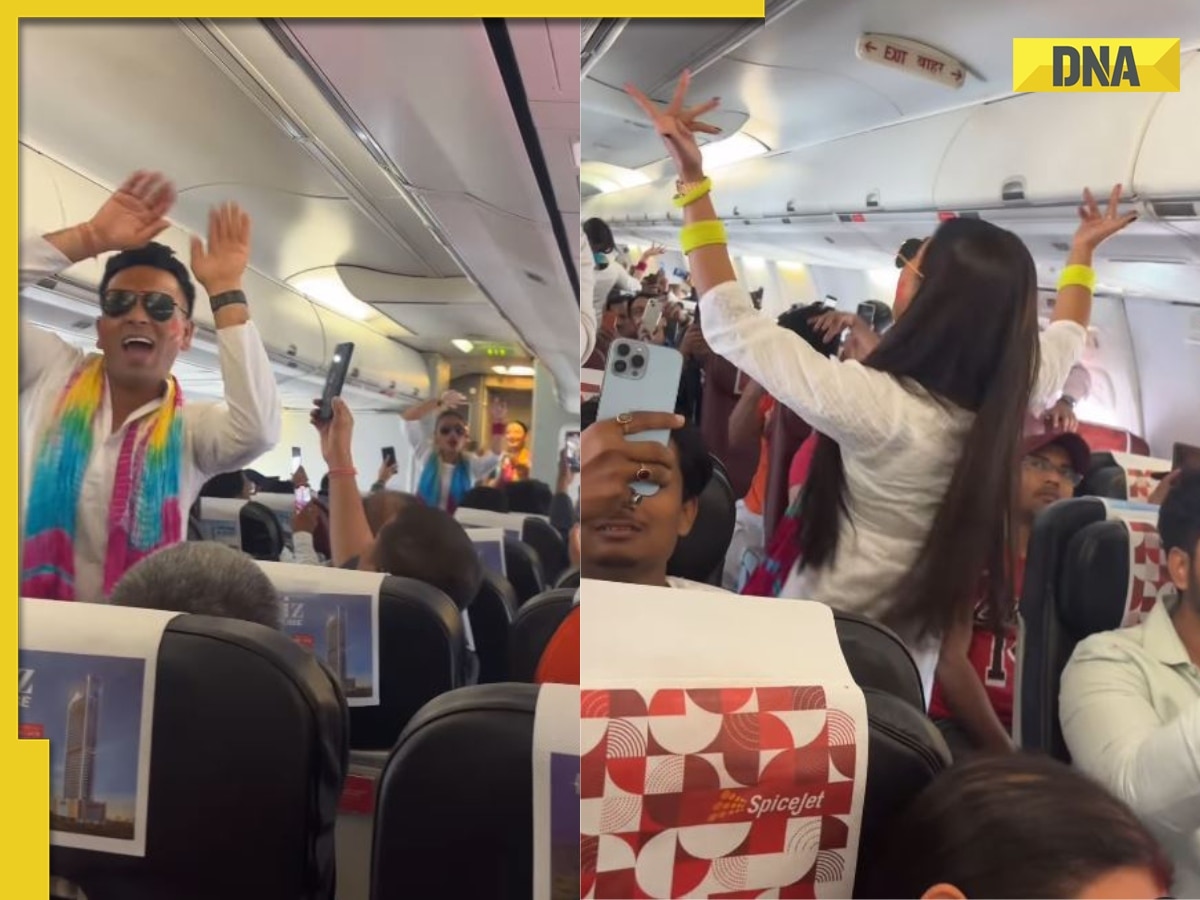 Viral video: SpiceJet cabin crew members dance to 'Balam Pichkari' on flight, internet is not impressed at all! See why 