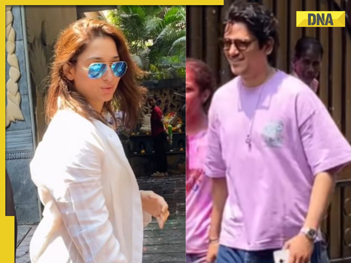 Tamannaah Bhatia, Vijay Varma put on happy faces as they arrive for Raveena Tandon's Holi bash amid breakup rumours
