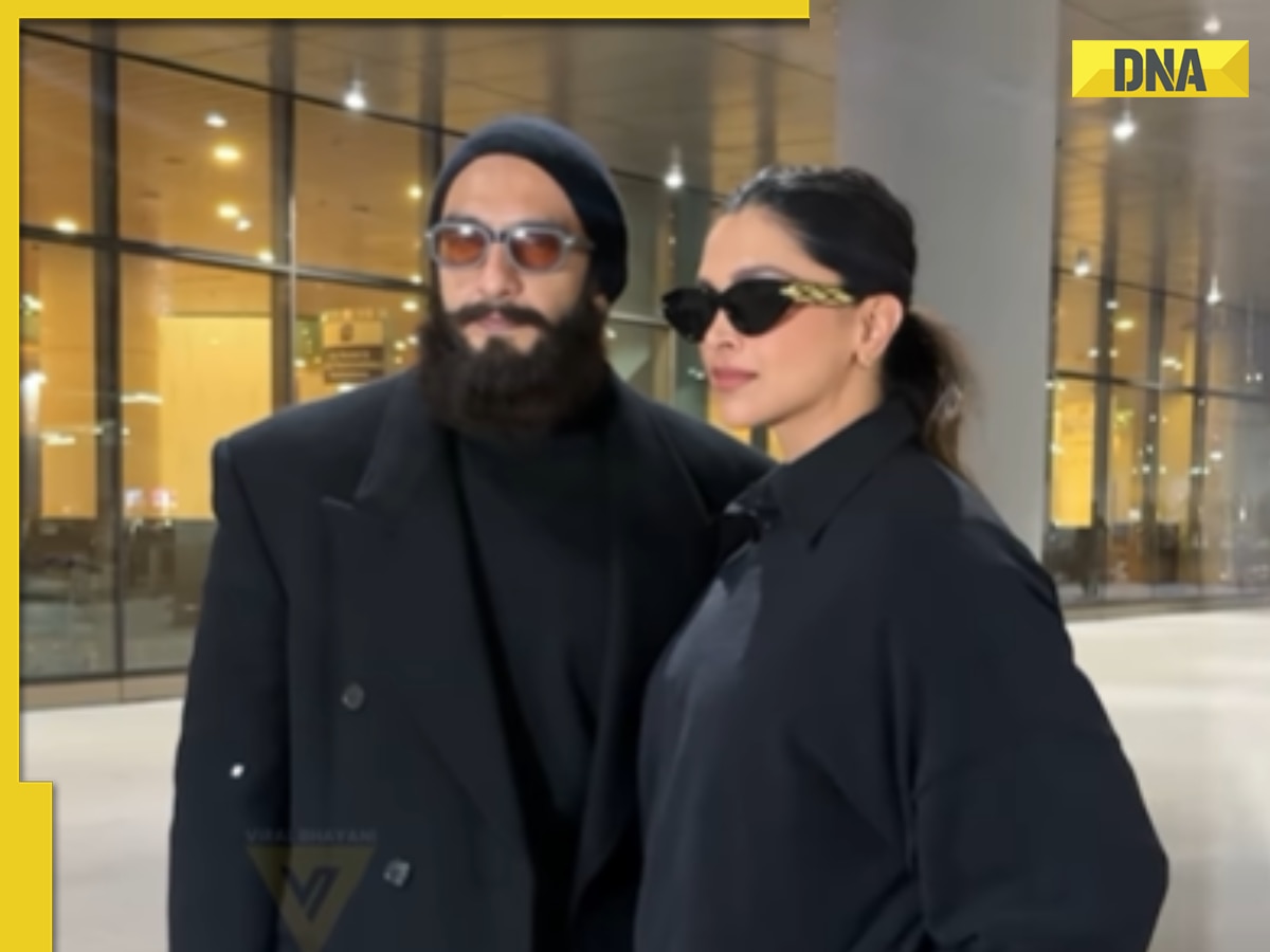 'Over-fashioned': Ranveer Singh, Deepika Padukone twin in black at airport but netizens aren't impressed