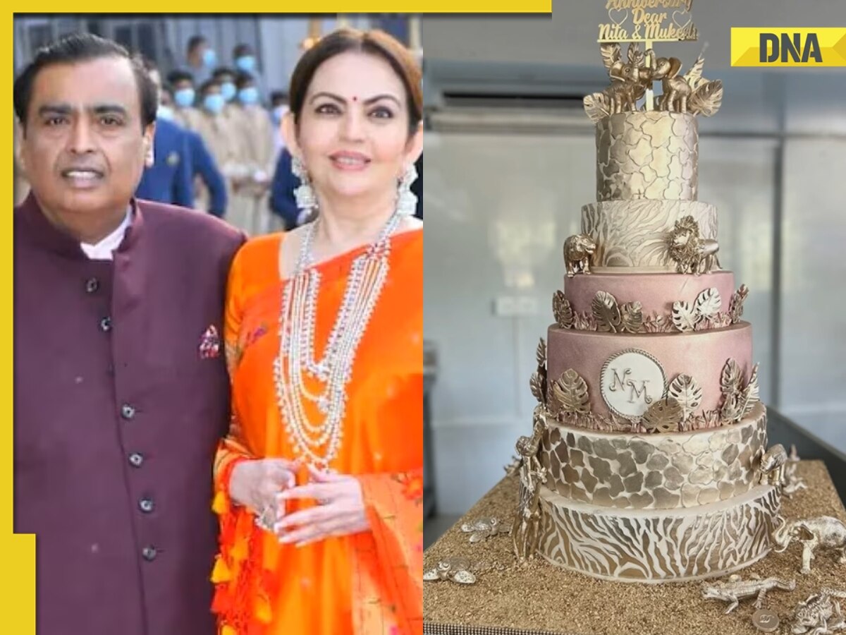 Mukesh Ambani, Nita Ambani’s 40th wedding anniversary cake has a connection with Anant Ambani? It was inspired by...