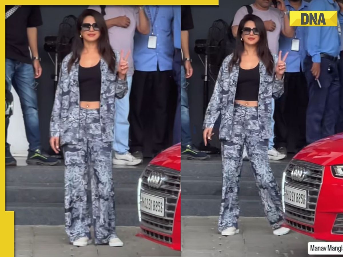 Priyanka Chopra turns heads at Mumbai airport in a Rs 1 lakh Dior co-ord set
