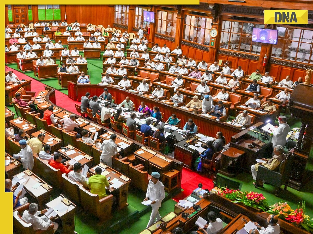 Karnataka Assembly uproar: BJP MLAs mistake finance bill for Muslim quota bill, tear papers 
