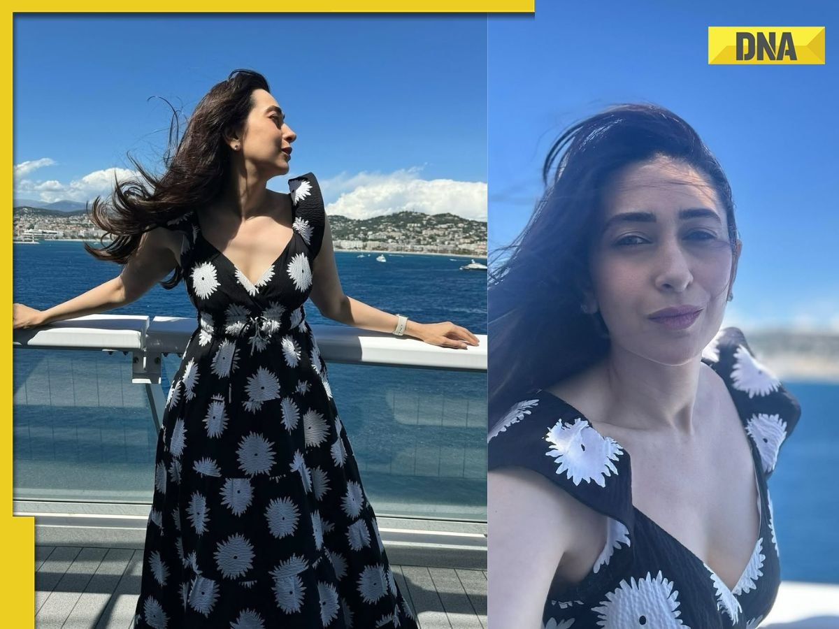 Karisma Kapoor radiates her inner charm in stunning black maxi dress