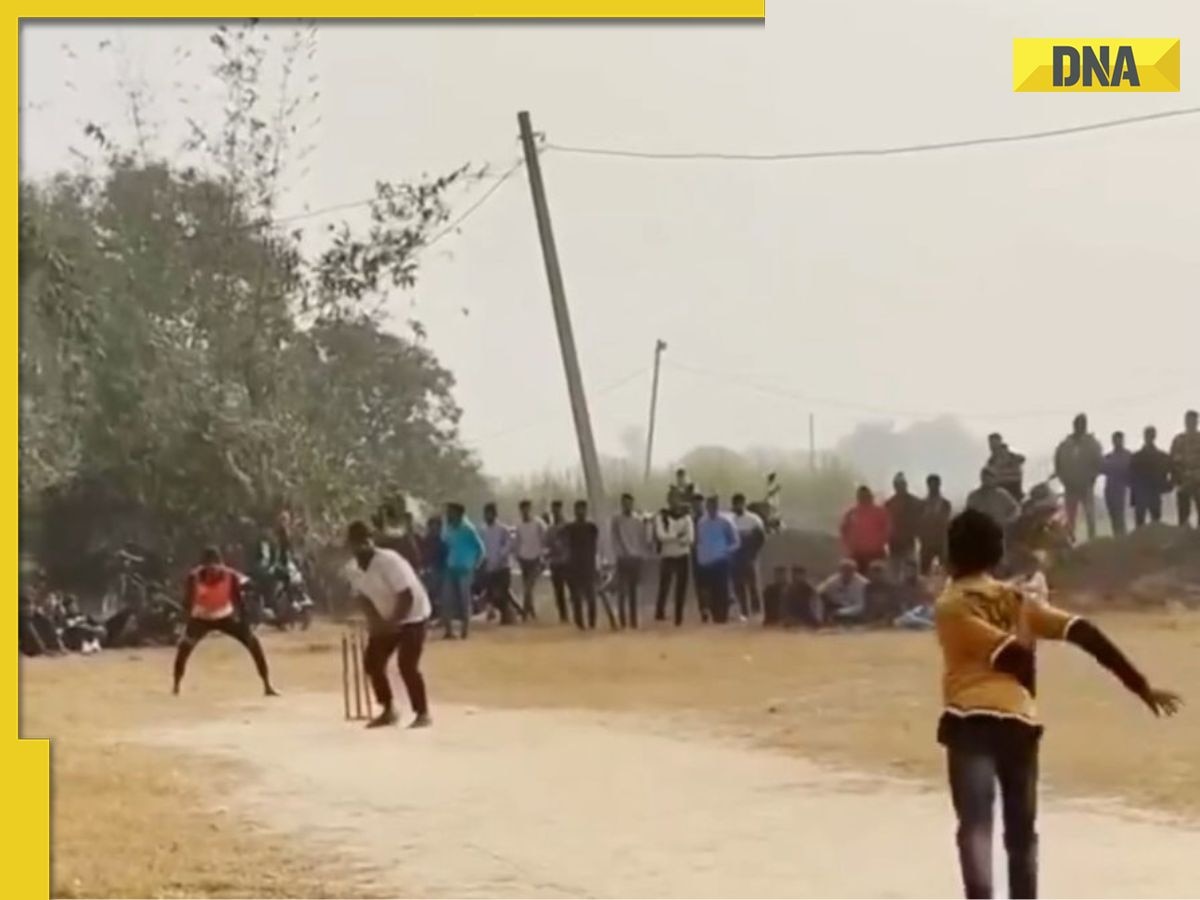 'Ye teesra hath kaha se aaya': Internet stunned as bowler switches ball behind his back, delivers with precision in unique bowling technique, WATCH