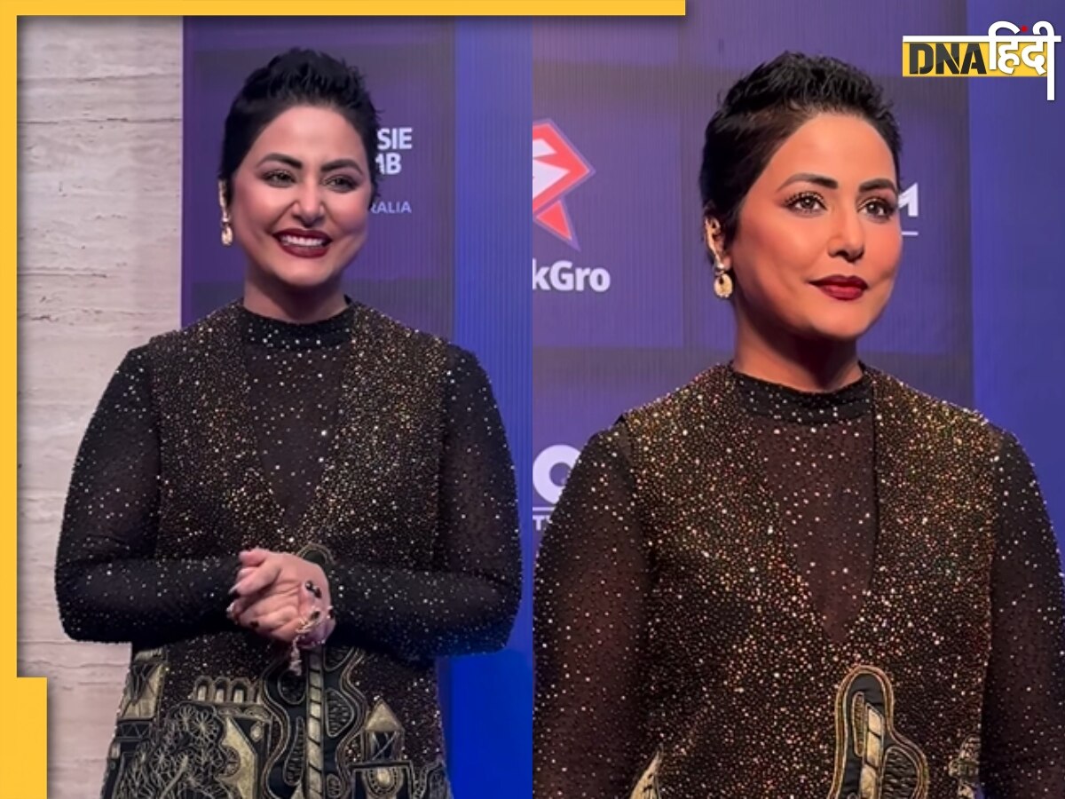 बिना विग के इवेंट में पहुंची Hina Khan, छोटे बालों में एक्ट्रेस का दिखा ग्लैमरस अंदाज