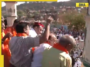 Eid celebration in Jaipur wins hearts as Hindu men shower flowers; Watch viral video