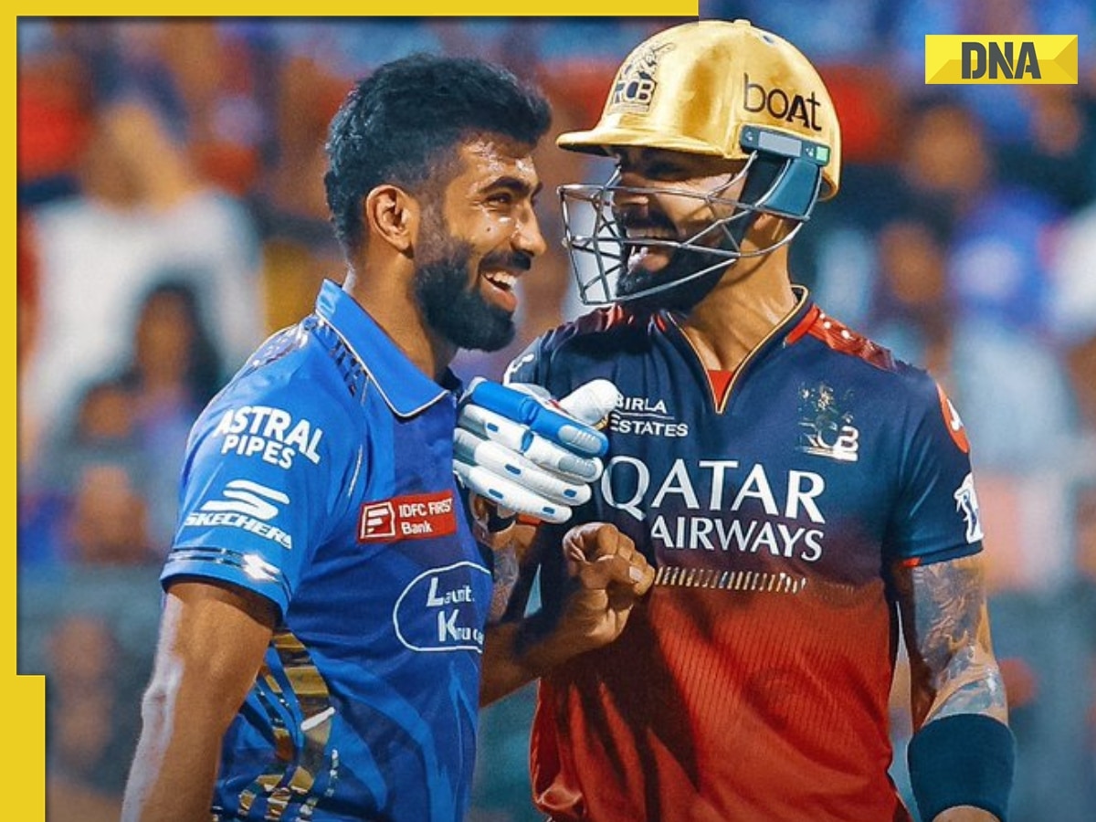 Viral video: Virat Kohli, Jasprit Bumrah's bromance during MI vs RCB clash wins hearts, netizens say 'goat vs goat'