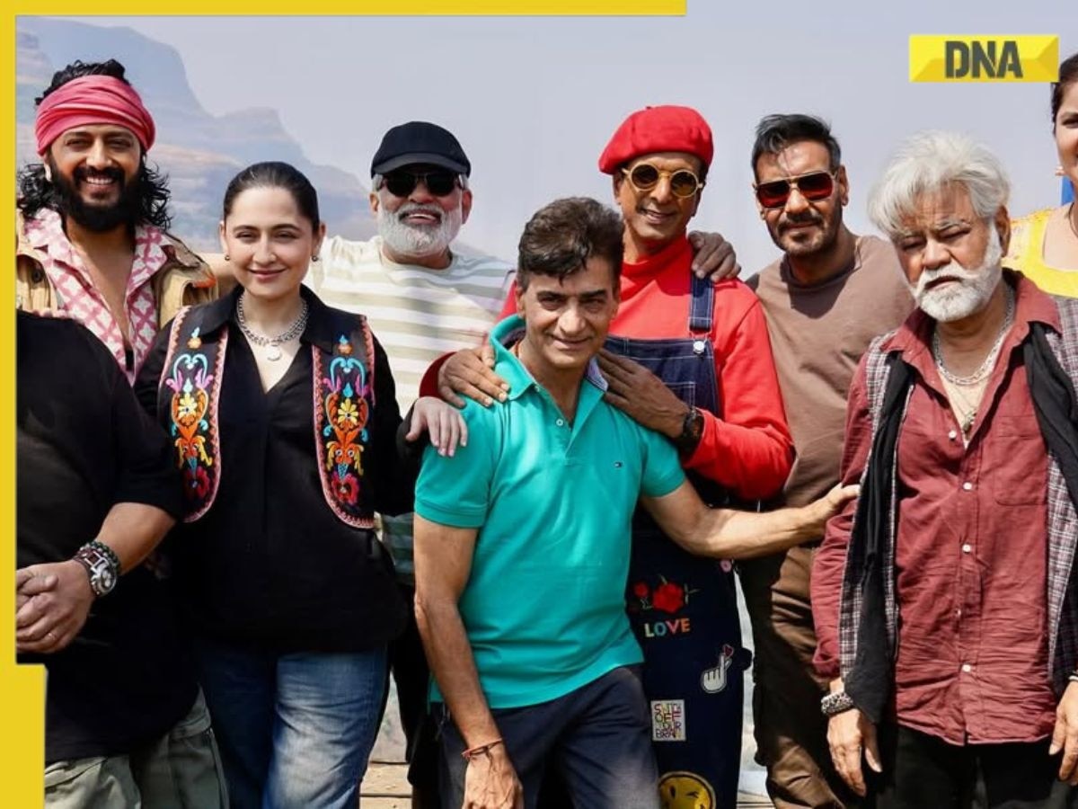 Dhamaal 4 on the floors, Ajay Devgn shares first look of Adi Arshad Warsi, Manav Javed Jaffrey, team wraps first schedule