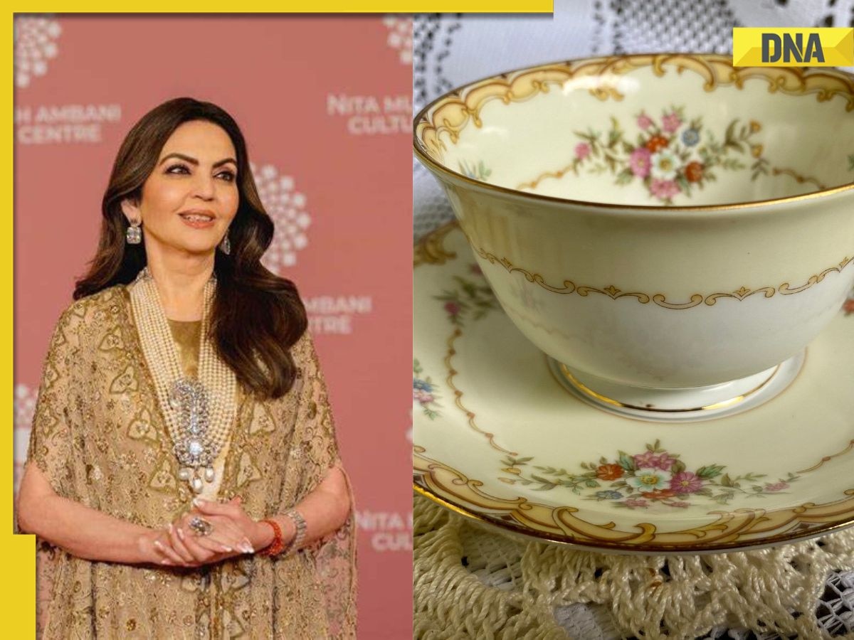 Nita Ambani’s love for chai shown in these porcelain tea cups, its border is made of..., each cup costs Rs... 