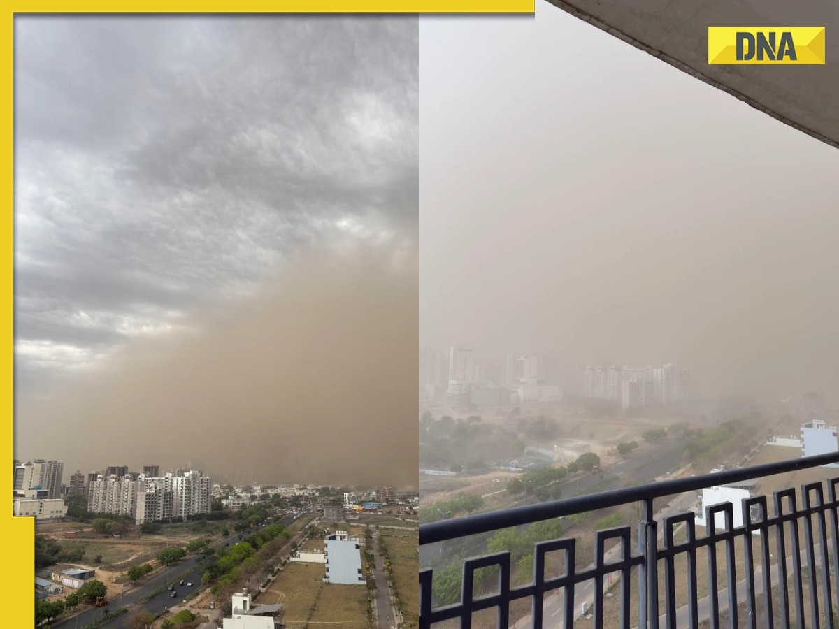No, it's not a superhero movie scene! Viral image showing massive dust storm approaching leaves netizens in awe