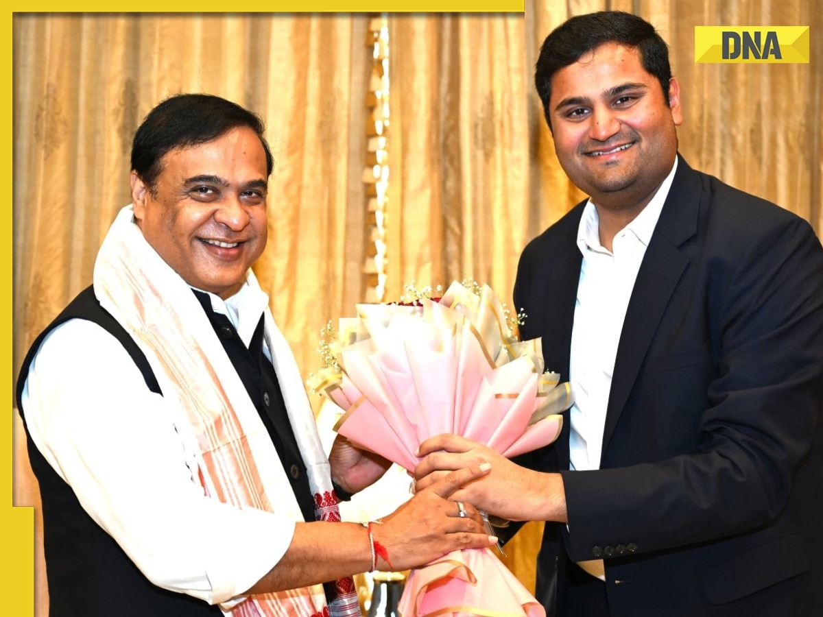 Assam CM Himanta Sarma meets Gautam Adani's son Jeet Adani, discusses Rs 50000 crore investment proposals in state