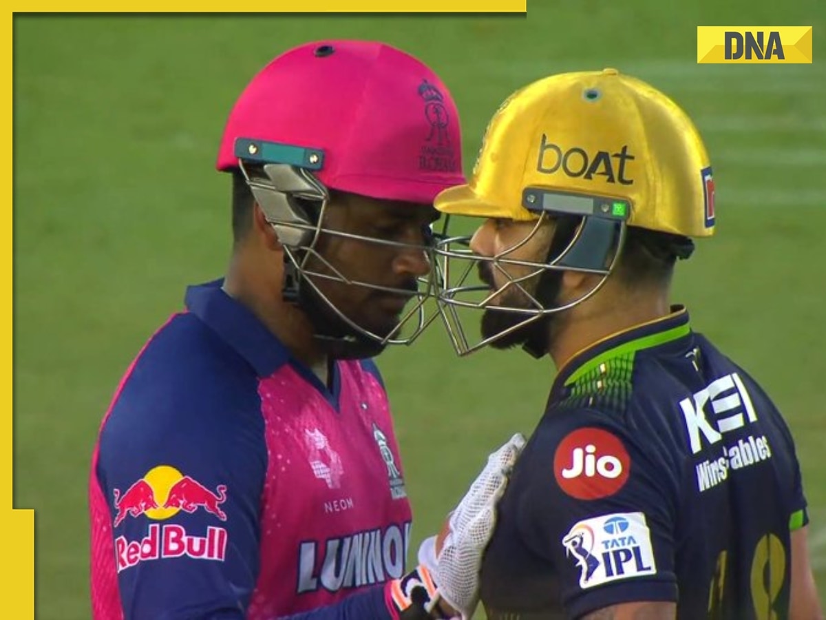 Viral Video: Virat Kohli asks Sanju Samson to check his heartbeat during RCB vs RR match, netizens say 'this is serious'