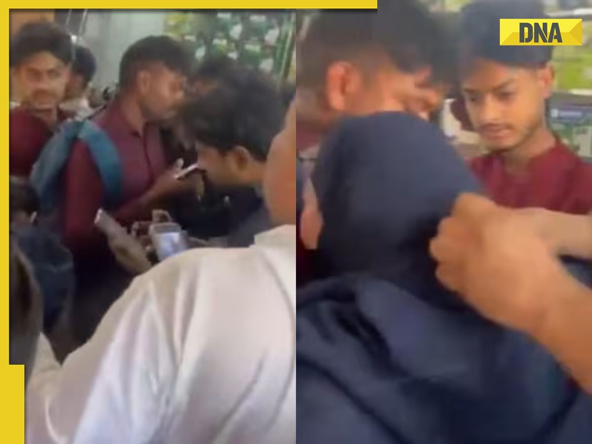 VIRAL VIDEO: UP shamed again! Muslim woman stripped off her hijab, verbally abused; Hindu man accompanying her thrashed