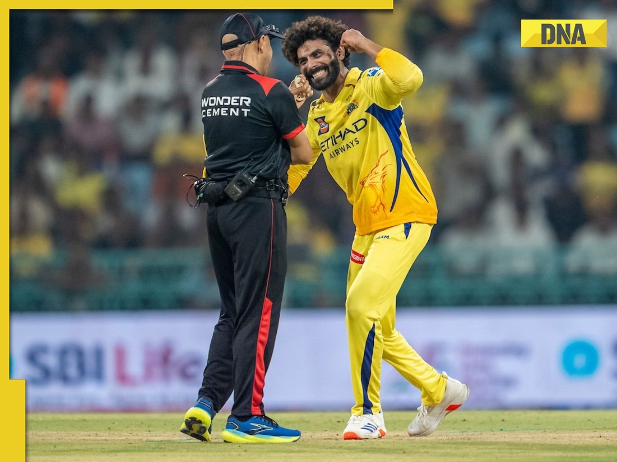 Ravindra Jadeja's hilarious celebration in umpire’s face after dismissing Ayush Badoni during CSK vs LSG clash goes viral, watch
