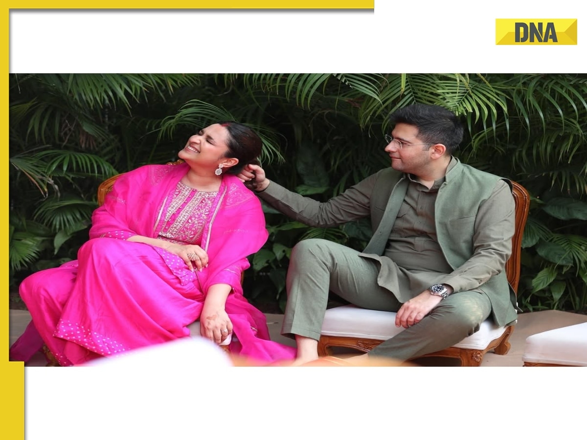 Raghav Chadha vibes on wife Parineeti Chopra's 'sensation' dialogue, netizens call him 'official owner of the trend'