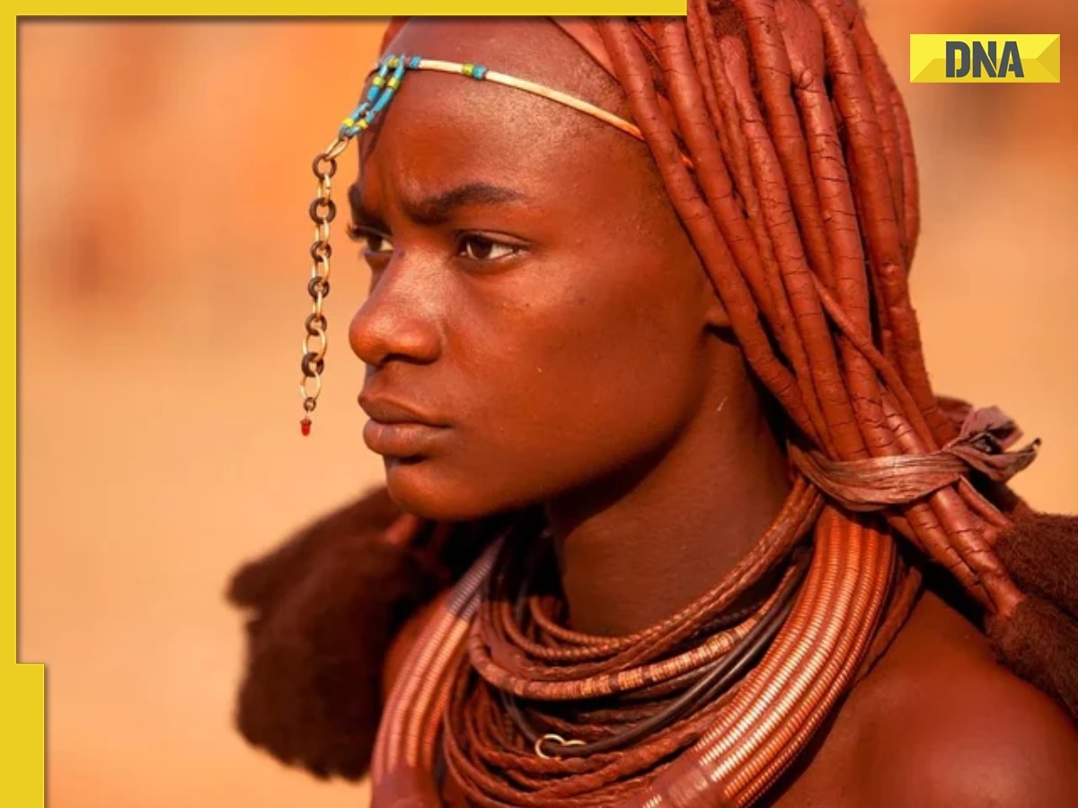 Women of this tribe bath only once in their life, but their bodies remain clean due to...they live in...