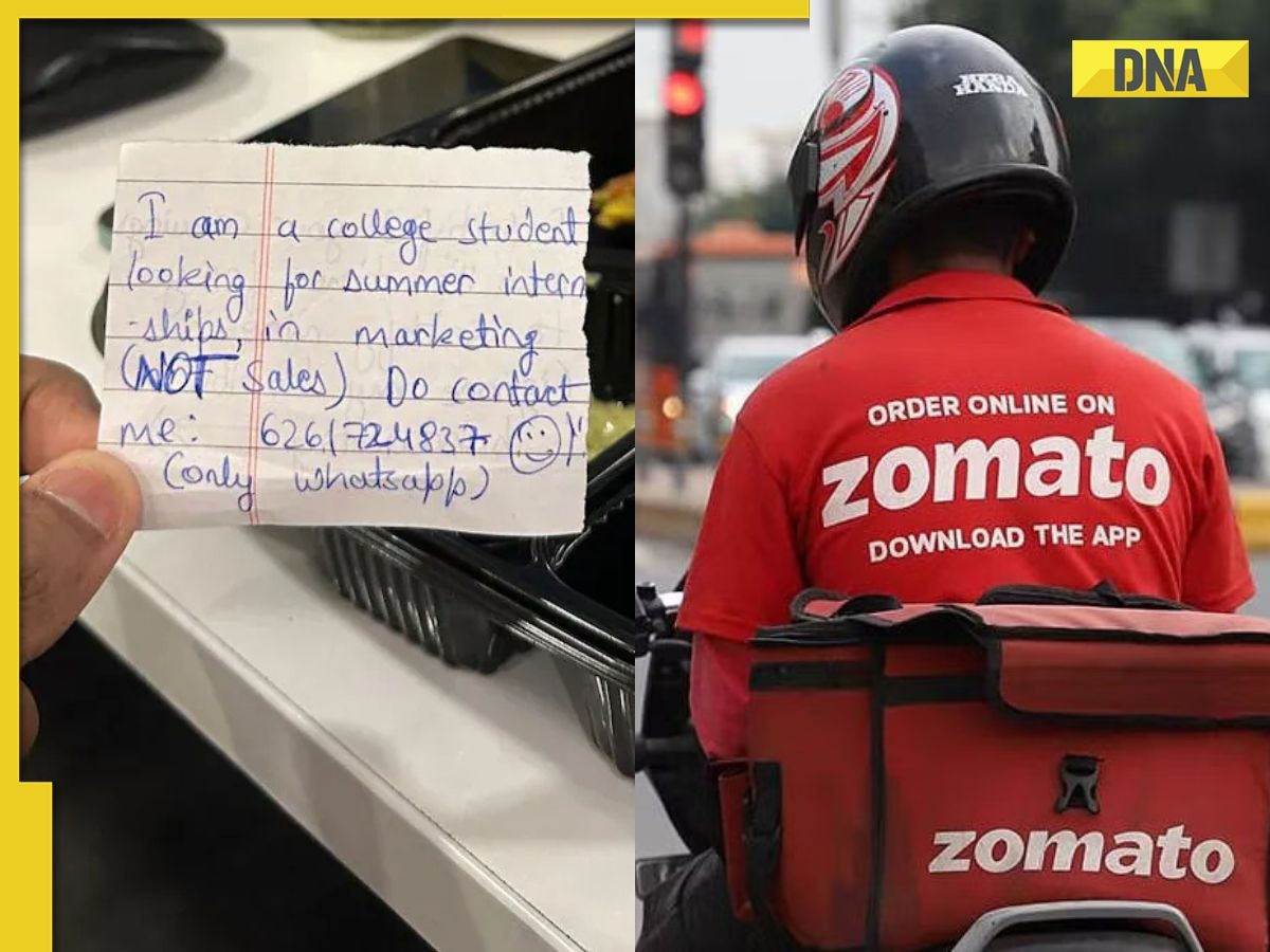 'Internship in marketing (NOT sales)': Meet Zomato delivery agent who turned food order into job pitch, request goes viral