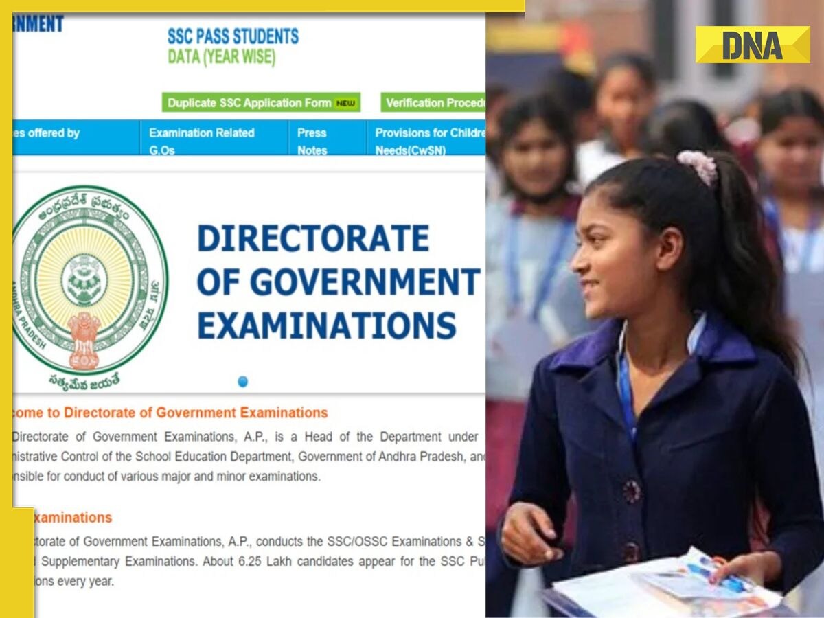 AP SSC Results Declared: Over 4.9 lakh students pass, get direct link, WhatsApp no. to check result here