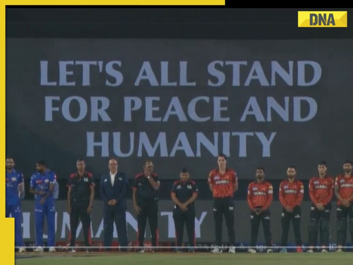 IPL 2025: Sunrisers Hyderabad, Mumbai Indians players observe one-minute silence to honour Pahalgam terror attack victims - Watch