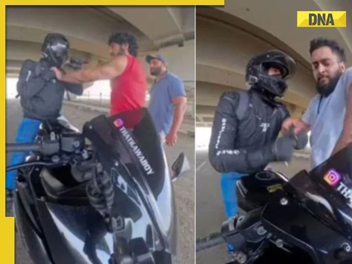 Viral Video: Biker’s terrifying encounter with drunk men in Gurugram, screams 'Sorry Bhaiya' while being beaten
