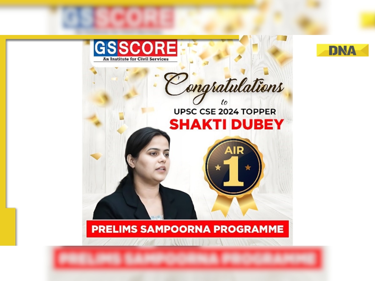 UPSC CSE 2024 Final Results Declared: Shakti Dubey Secures AIR 1