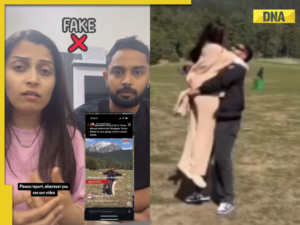 Viral clip falsely shared as Navy officer Vinay Narwal, wife before Pahalgam attack, says real couple
