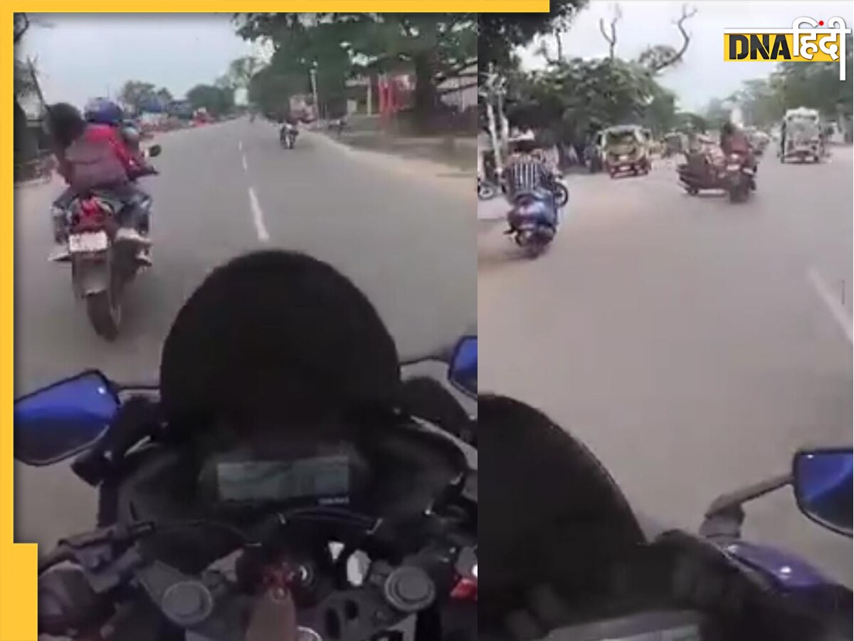 गर्लफ्रेंड को केटीएम पर बिठाकर इम्प्रेस करने निकले थे जनाब, रोमांस की रफ्तार ने पहुंचा दिया अस्पताल, Video Viral
