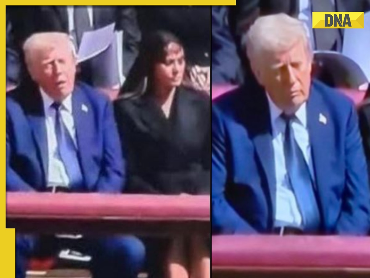 Did Donald Trump doze off at Pope Francis' funeral? Viral photos trigger netizens' reactions