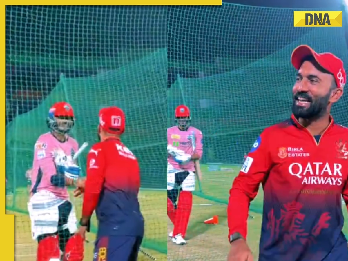 DC skipper Axar Patel's hilarious banter with Dinesh Karthik goes viral, RCB star asks him to 'be a good captain', watch