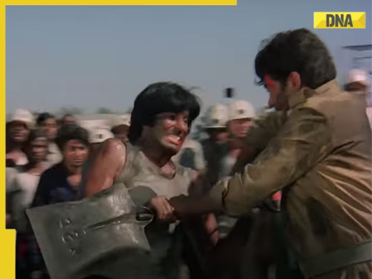 Amitabh Bachchan continued beating this star, even after director yelled 'cut', later they became rivals, didn't work for years after..., his name is...