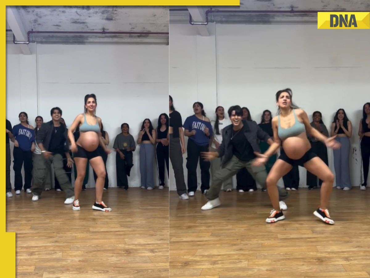 Pregnant woman shows energetic dance moves, shocks netizens who say, ‘kya ye bacche...’ 