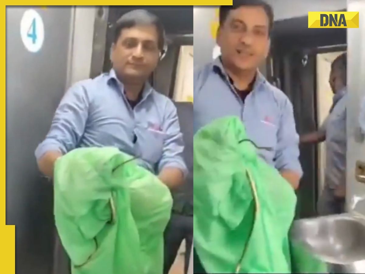 Railway official finds snake inside Rajdhani Express toilet, shocking video goes viral