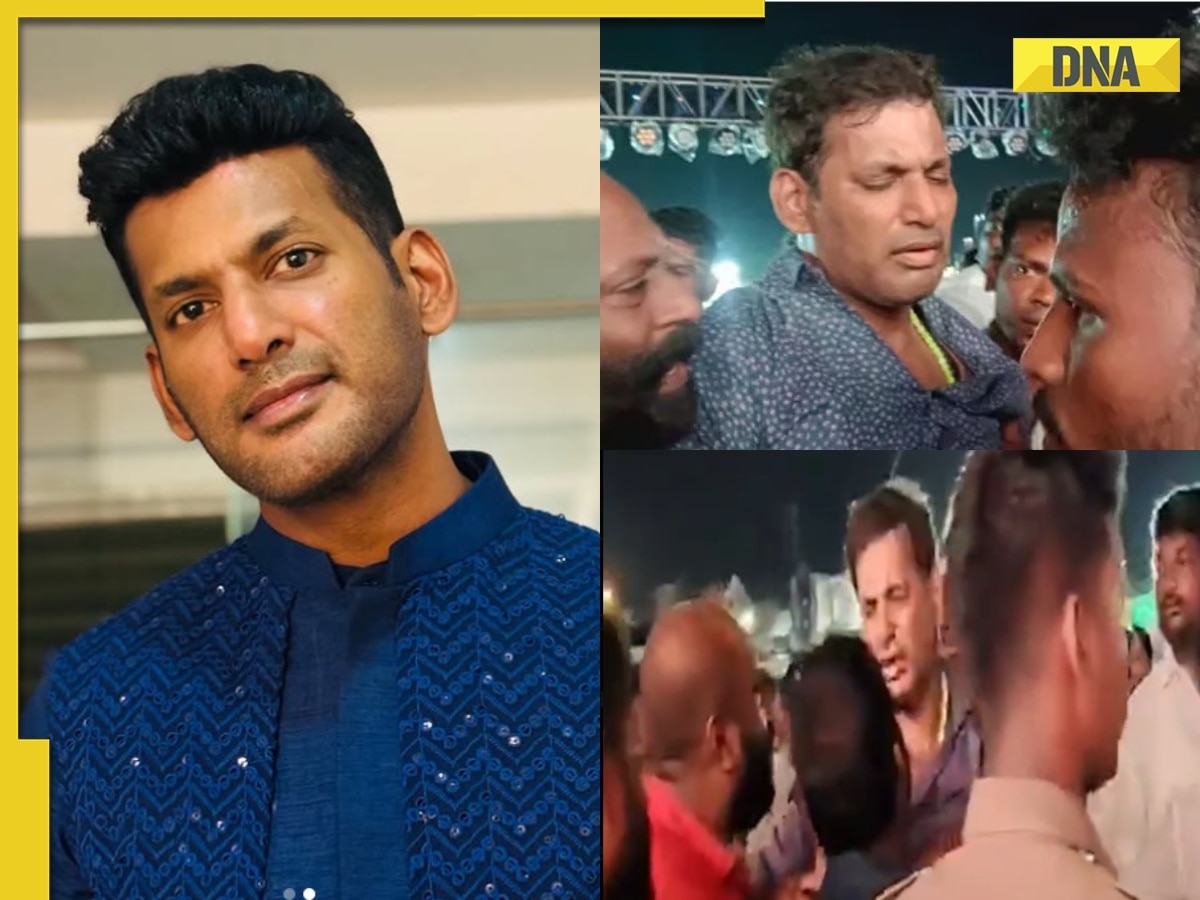 Actor Vishal faints on stage during live event in Tamil Nadu, shocking video surfaces: 'He skipped meals and...'