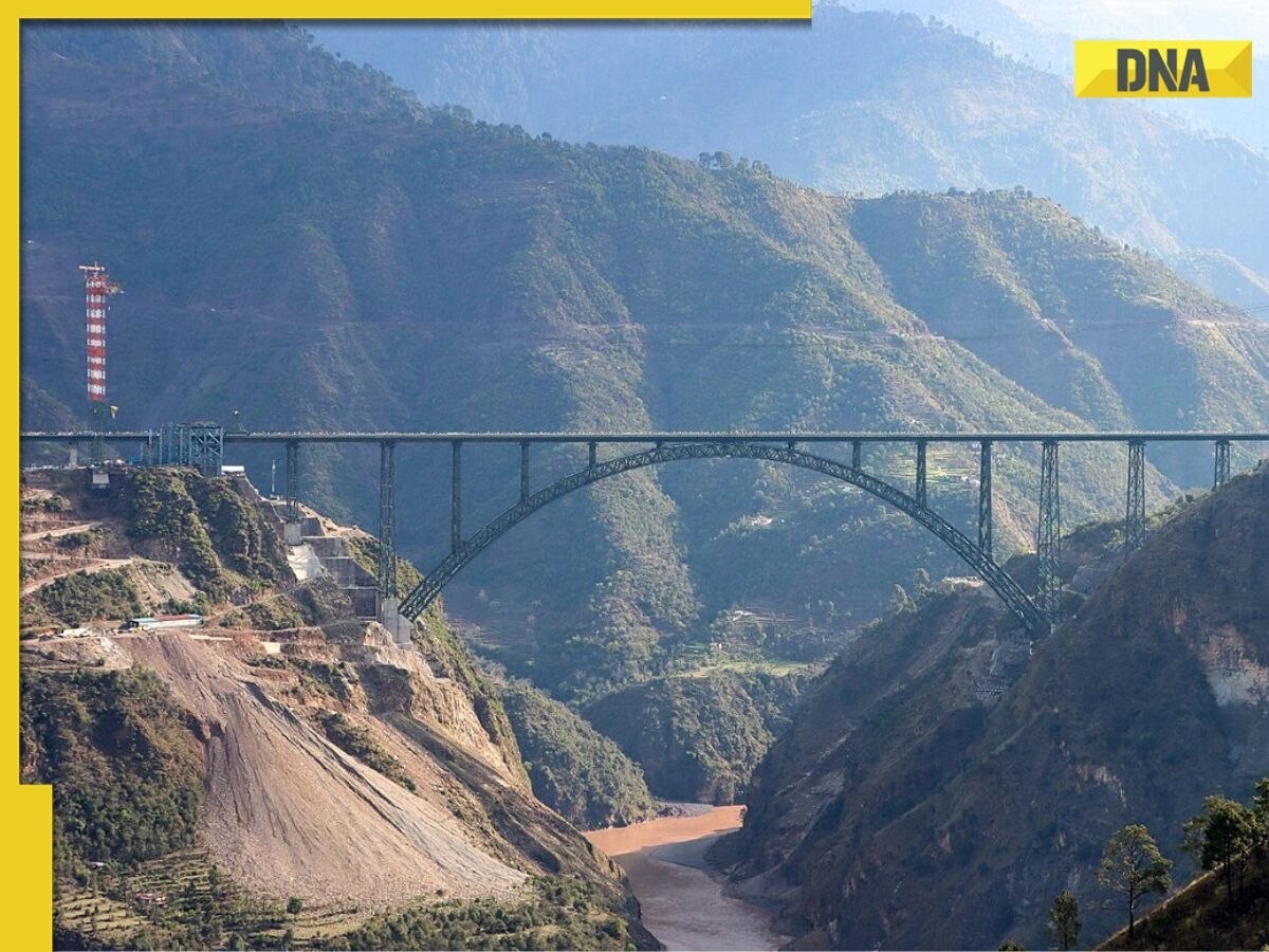 800 soldiers mark historic journey through world's highest rail bridge in J-K; Know its name, features, and facts