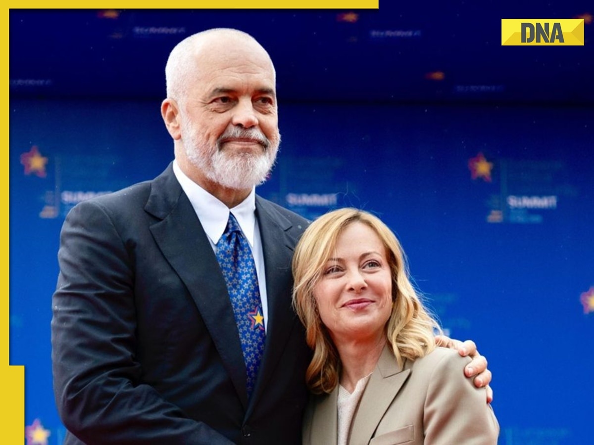 VIDEO: Albanian PM gets down on one knee, folds hands to greet Italy's Giorgia Meloni