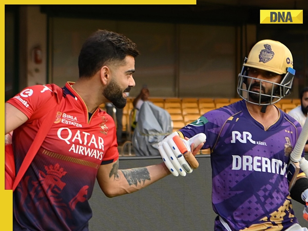 Virat Kohli, Ajinkya Rahane share heartwarming hug before RCB vs KKR match | Watch viral video